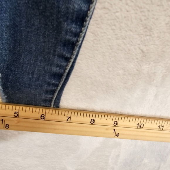 STS Blue Jean Womens 29 Blue Christy Tapered Crop High Rise Distressed EC3118JA1 - Picture 11 of 16